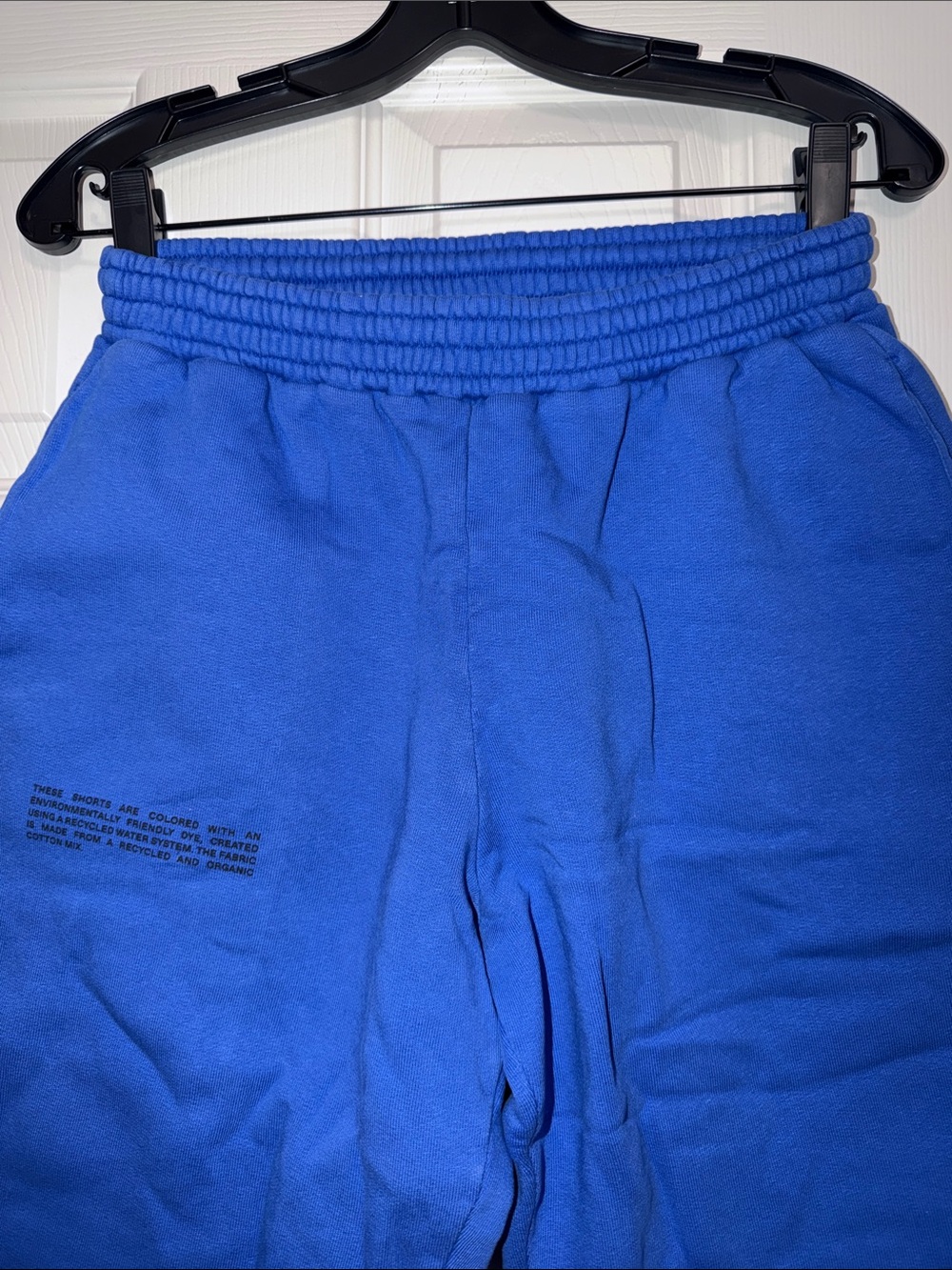 Pangaia Recycled cotton long shorts—cobalt blue - Picture 2 of 7